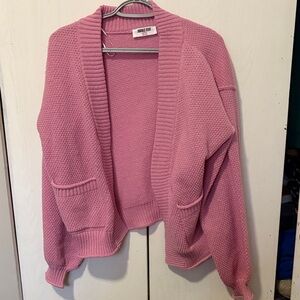 Double Zero Spicy Pink Women Cardigan Size s